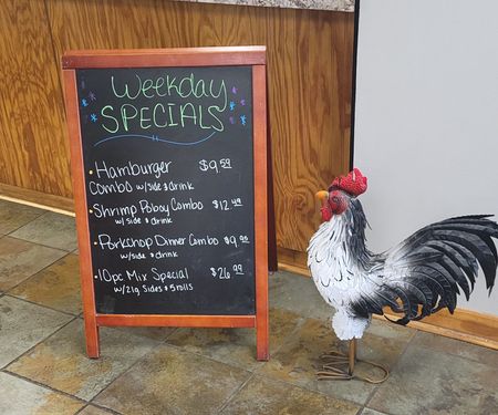 Weedkay Specials with a rooster