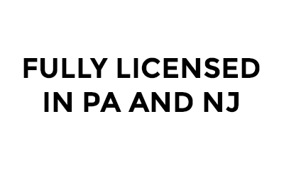 Fully licensed in PA and NJ