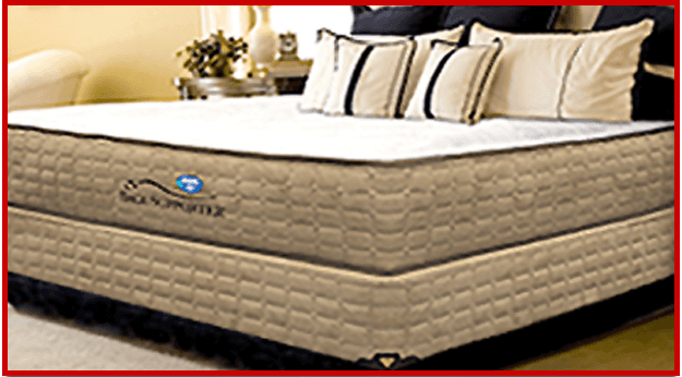 Mattresses in a bed