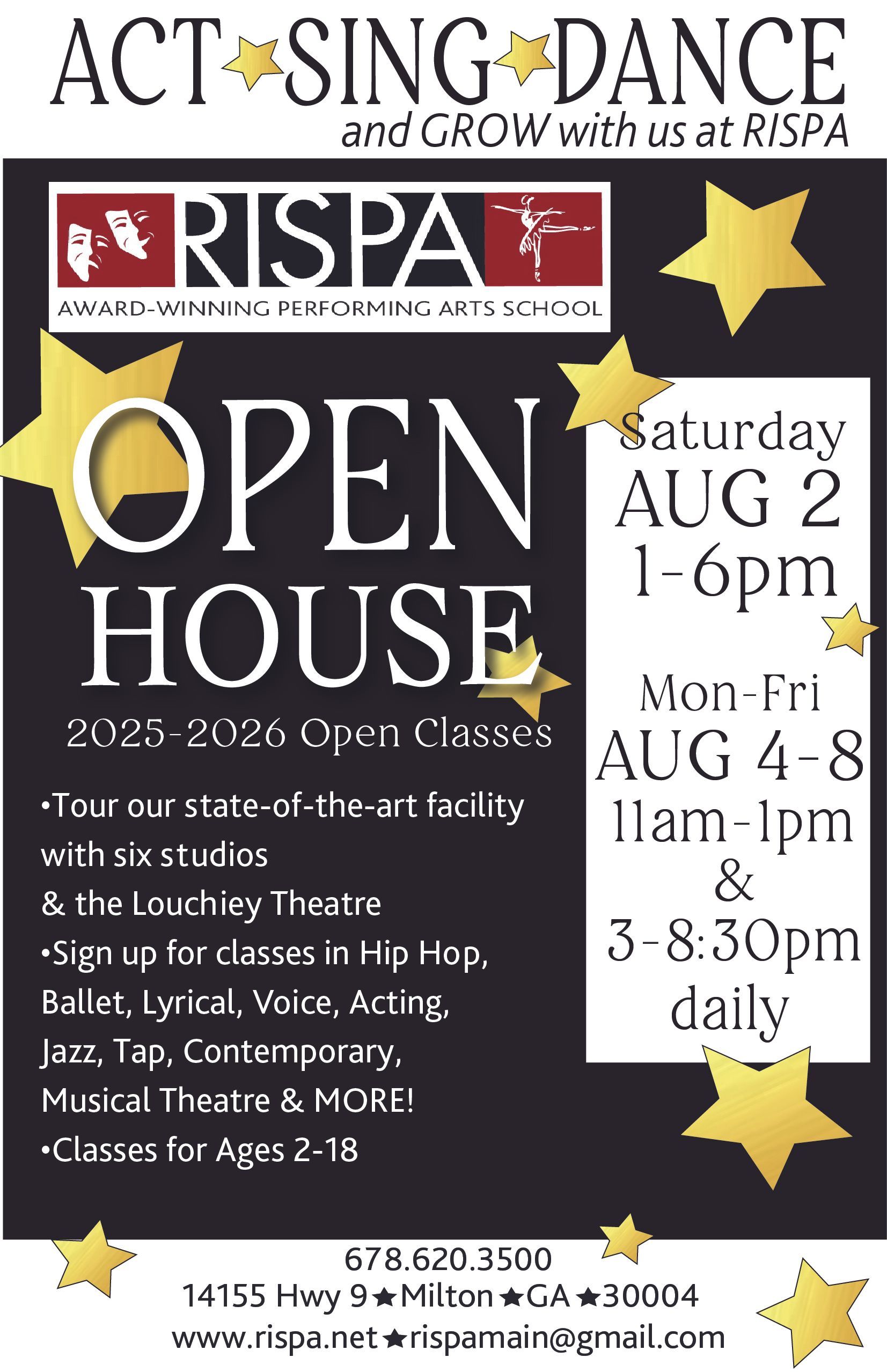 Open House, 2025-2026 Open Class