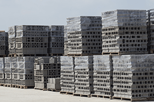Construction concrete blocks
