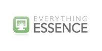 Everything Essence logo with green monitor icon and gray text on white background