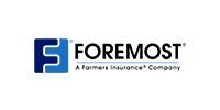 Foremost logo with blue emblem and black text on white background