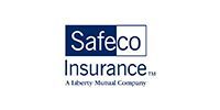 SafeCo Insurance logo with blue and white text and “A Liberty Mutual Company” tagline