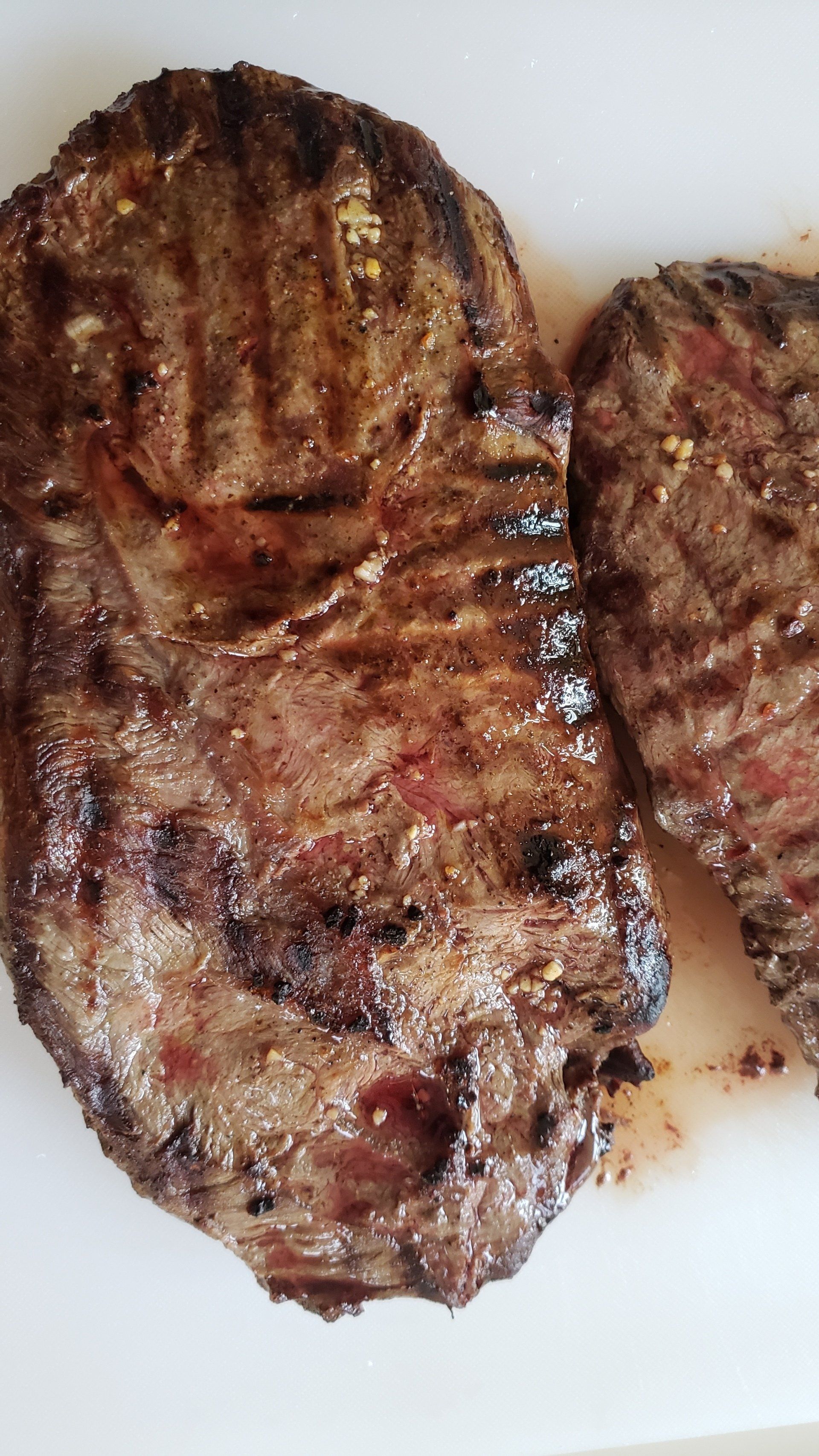 Grilled beef steak