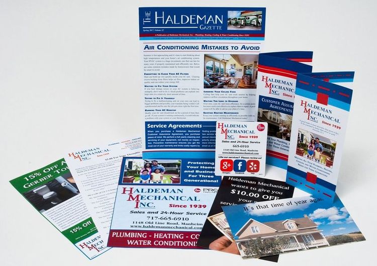 Flyers and newsletters