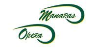 A logo for manaras opera is shown on a white background.