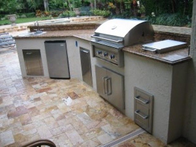 Outdoor BBQ Islands