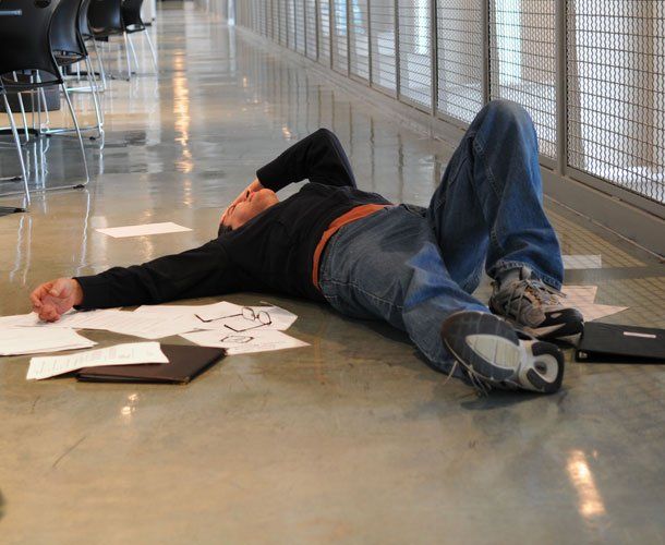 Learn More About Pedestrian/Slip & Fall Slip & fall precautions sign