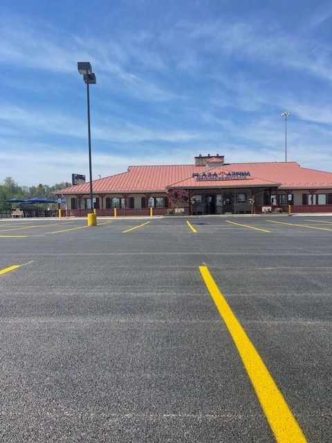 commercial parking lot