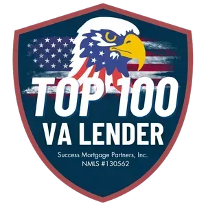 Shield logo: American eagle with flag, 