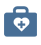 medical insurance bag icon