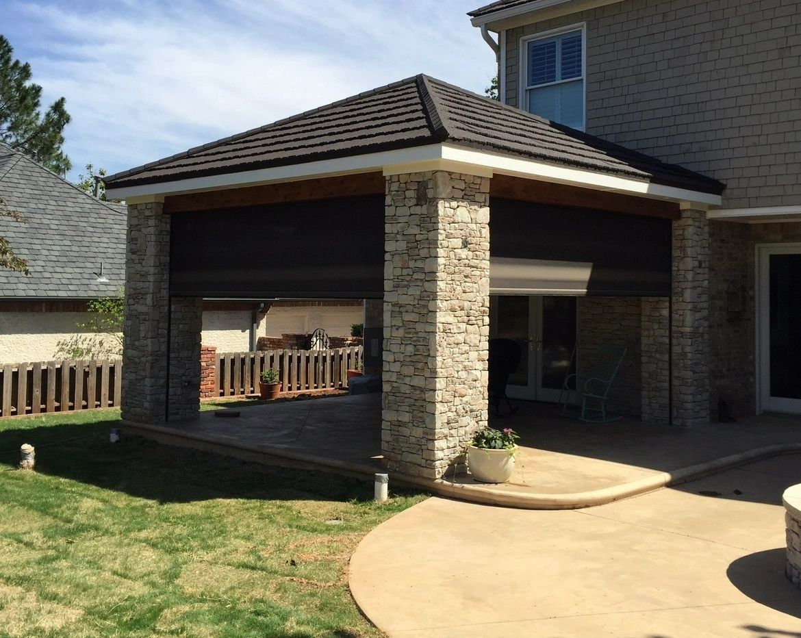 Motorized patio screens service