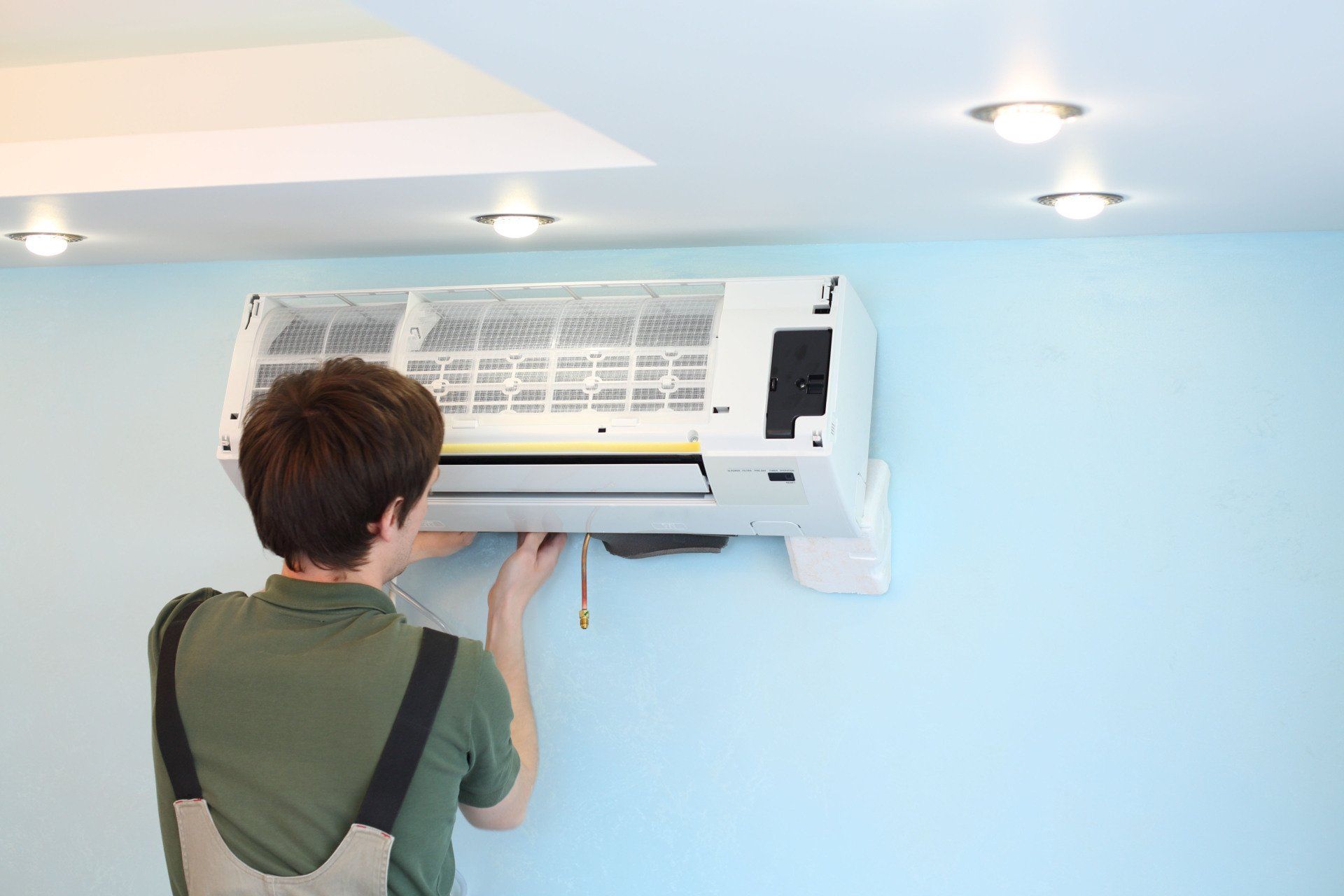 ductless HVAC install