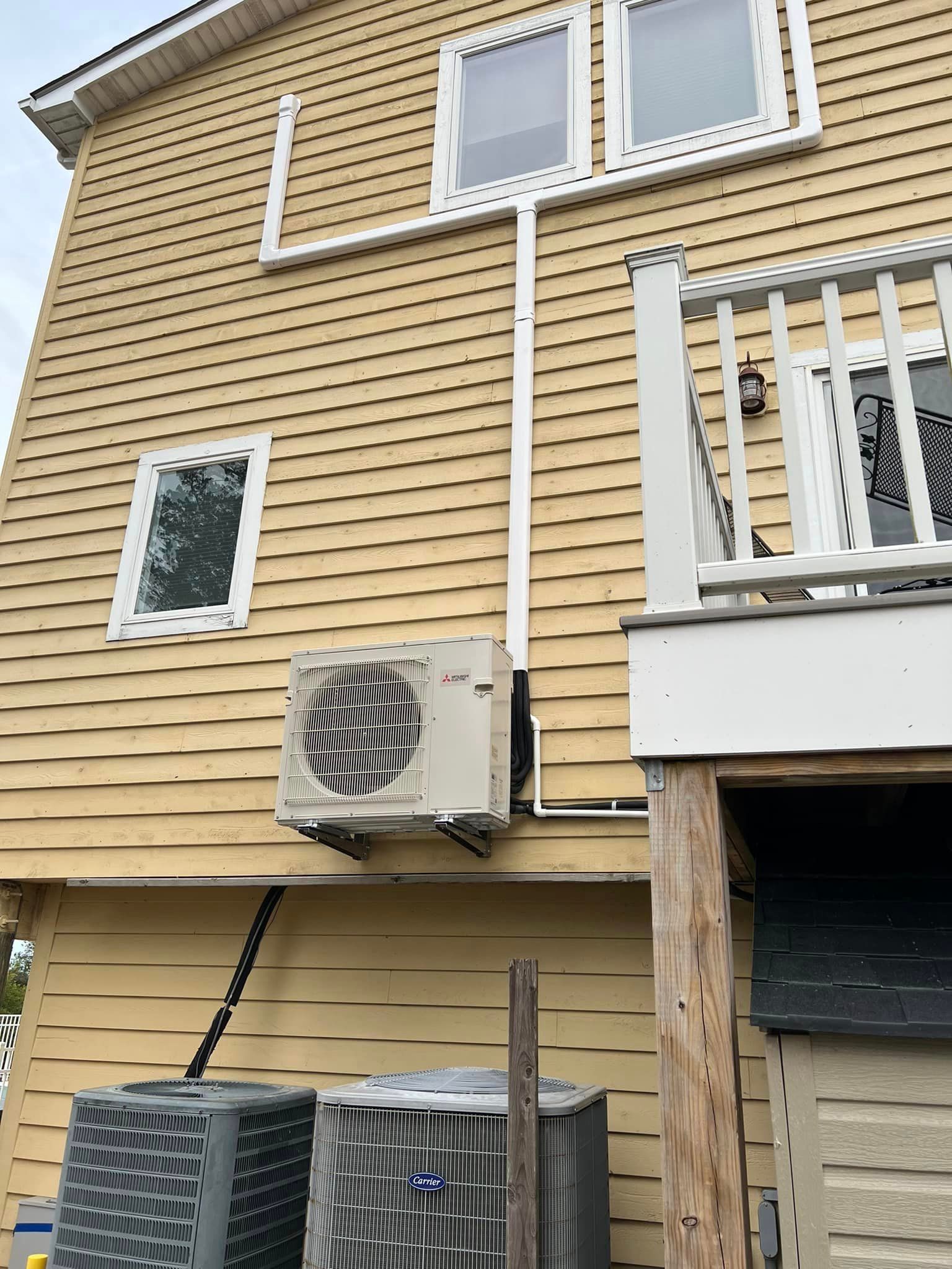 house with hvac system