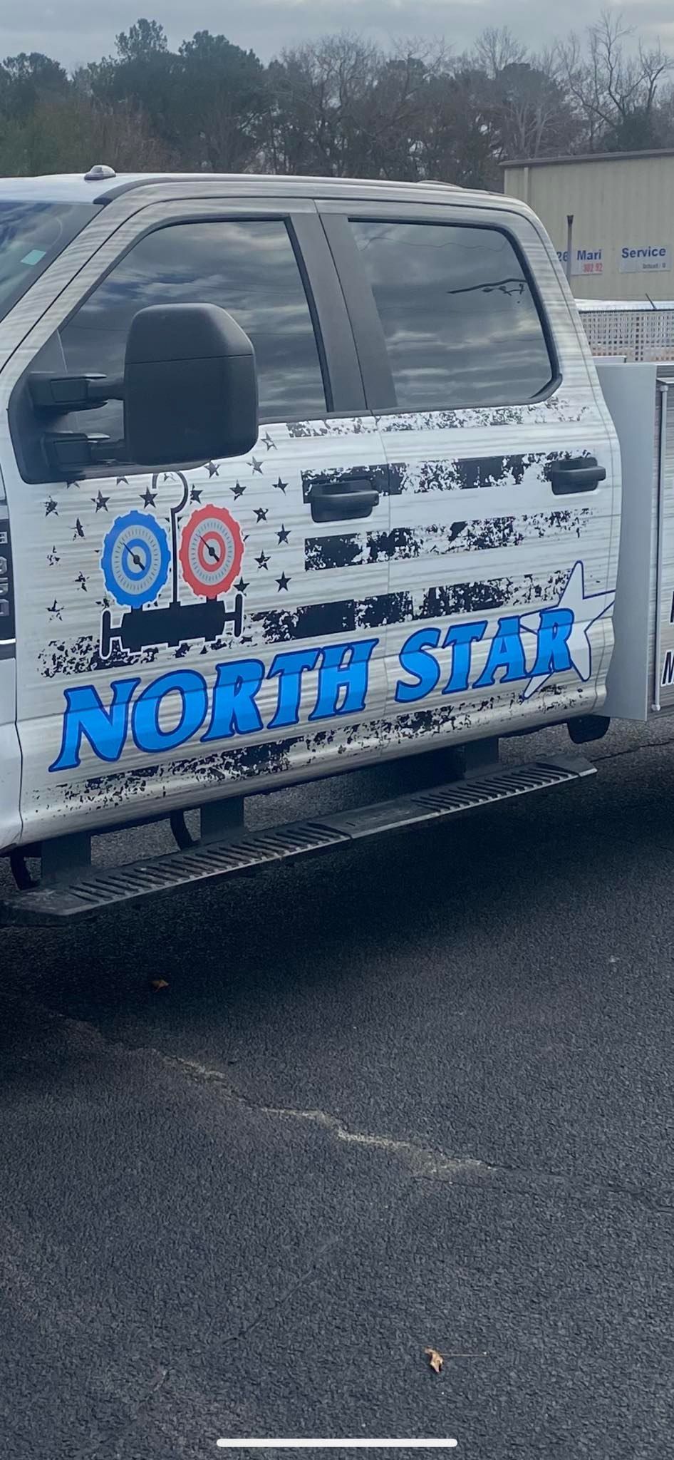 North Star Heating & Air Conditioning service truck