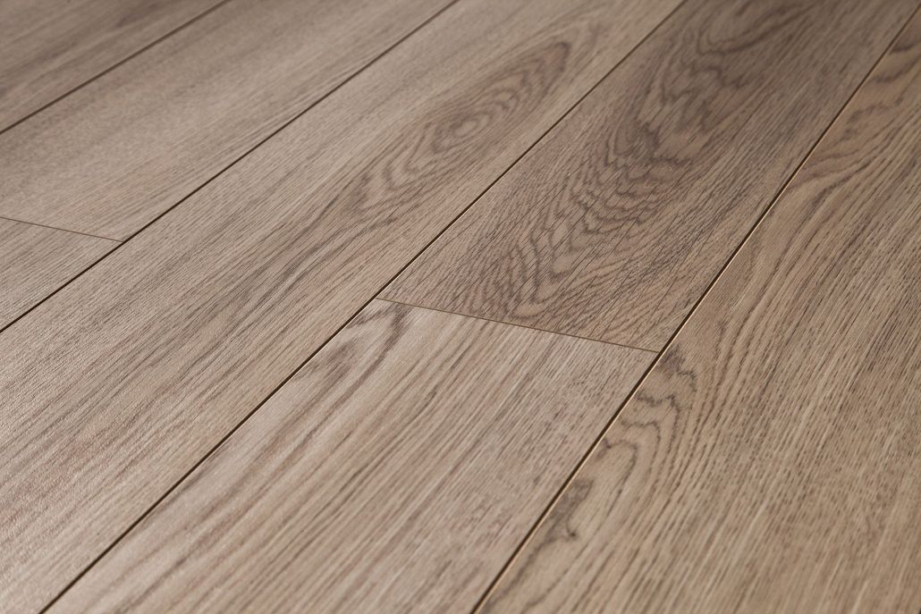 Light brown wooden floorboards with visible grain and grooves.