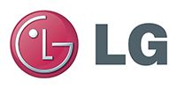 The lg logo is shown on a white background.