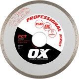 OX PROFESSIONAL PCT CONTINUOUS RIM DIAMOND BLADE CERAMICS
