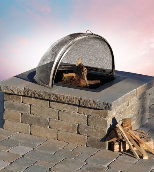 A pile of gravel is sitting on the ground.