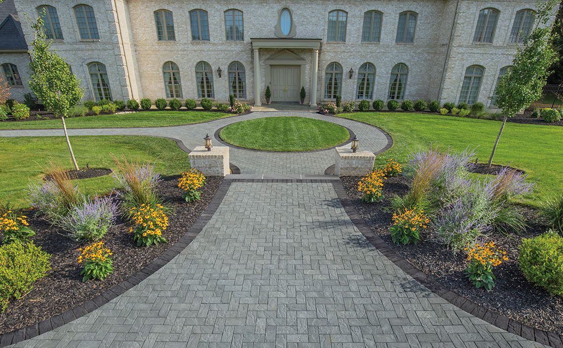 A pile of concrete blocks stacked on top of each other.
