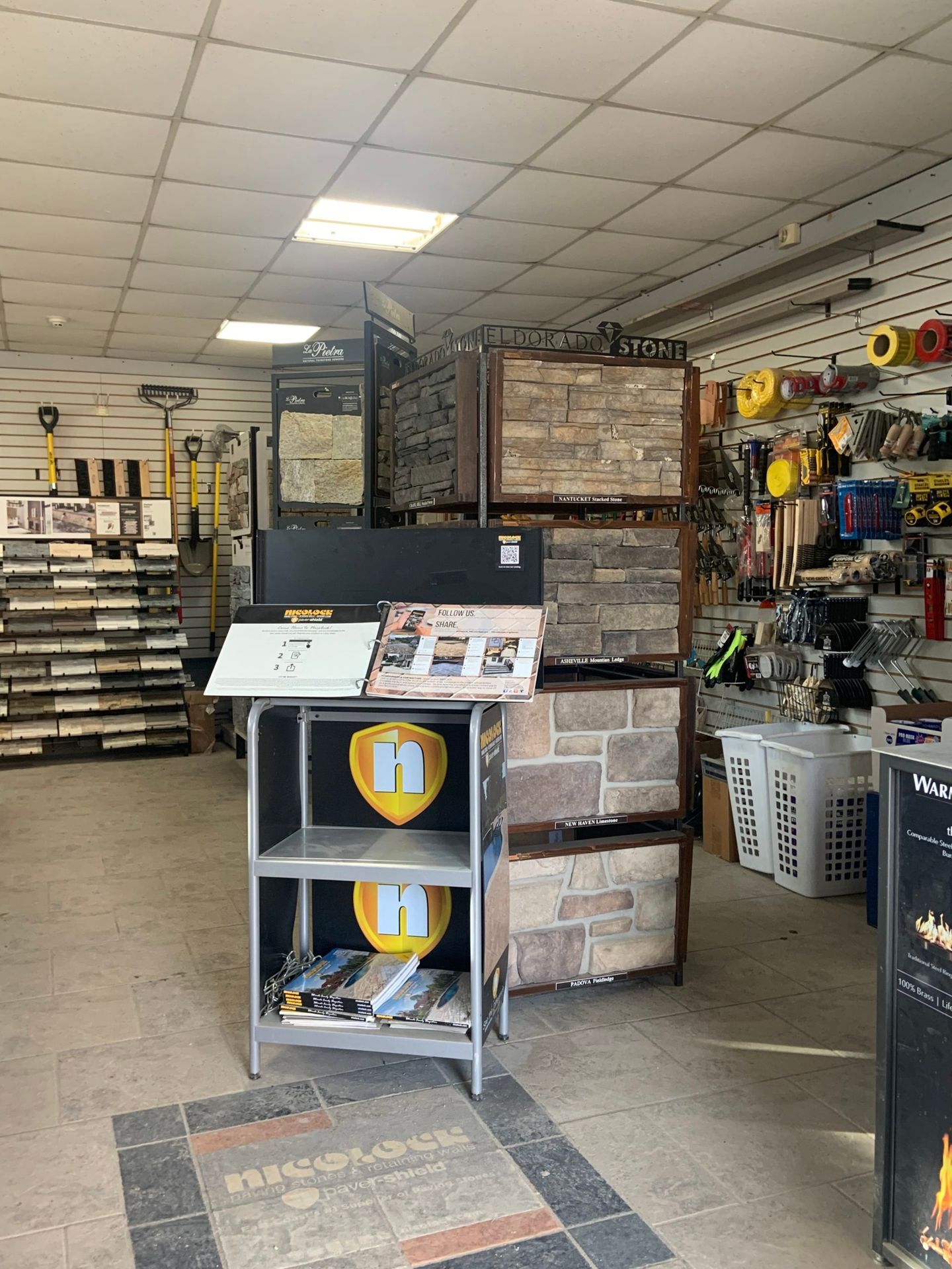A store filled with lots of bricks and tools