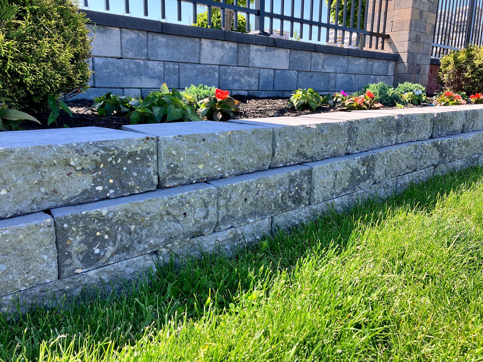 A pile of gravel is sitting on the ground.