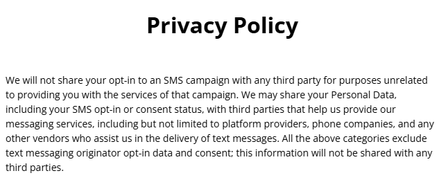 Privacy Policy