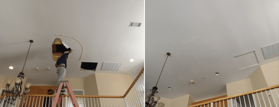 Drywall repair and patching