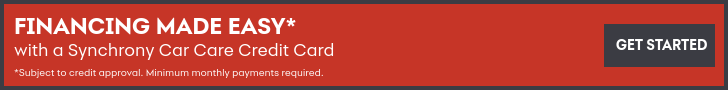 A red background with the words financing made easy on it