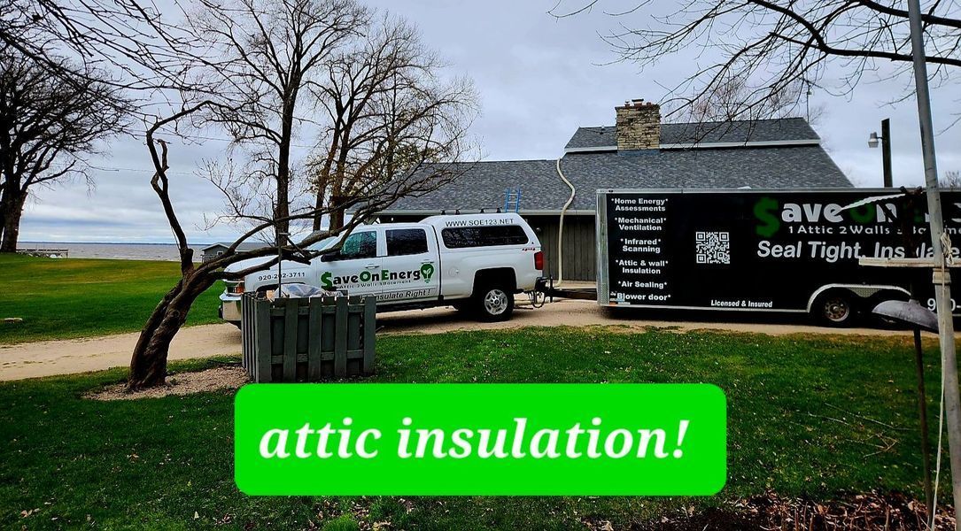 Green truck and trailer, 