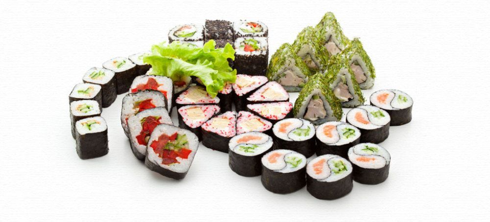 Sushi rolls and specialty rolls