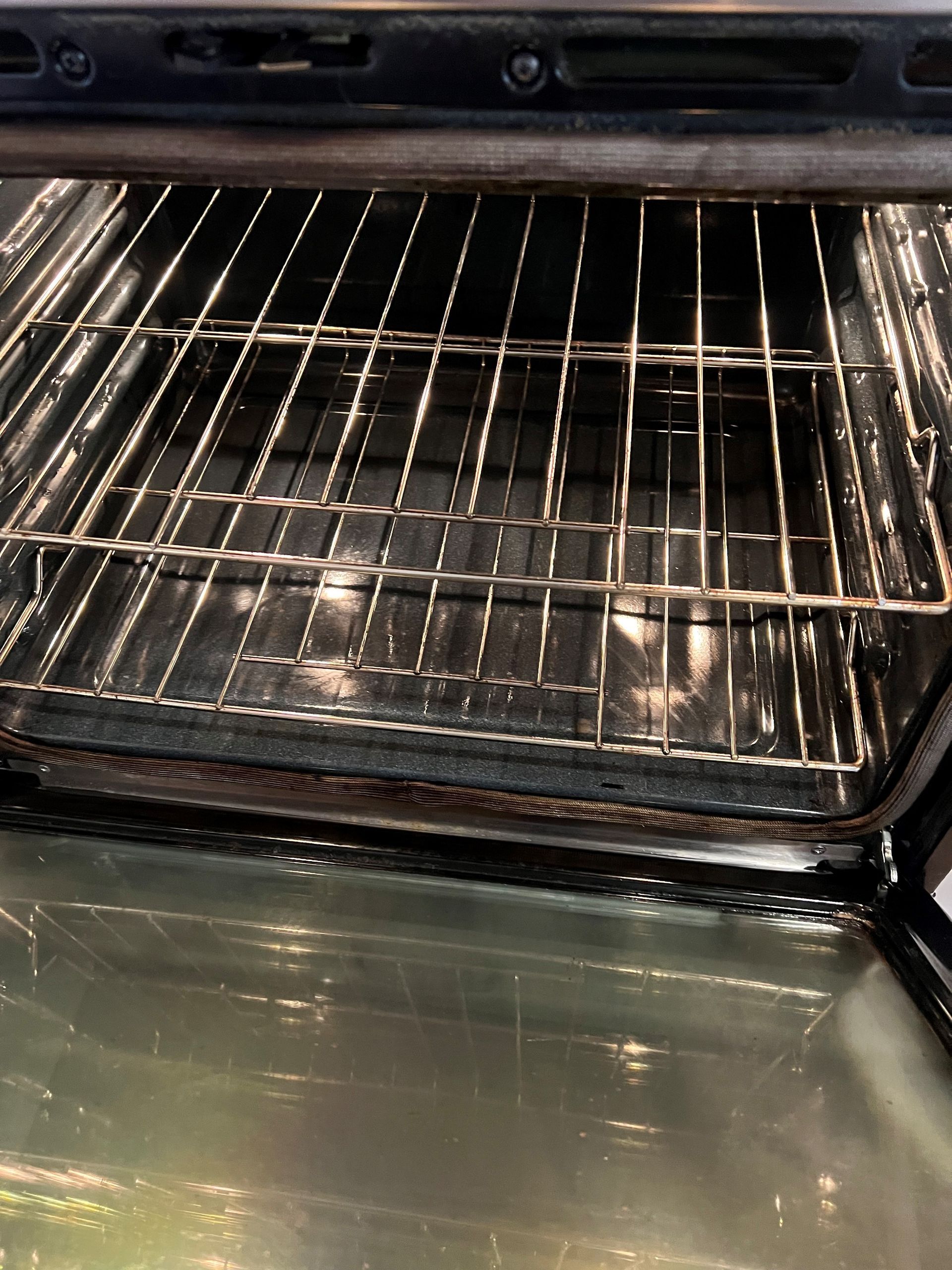 Cleaned oven