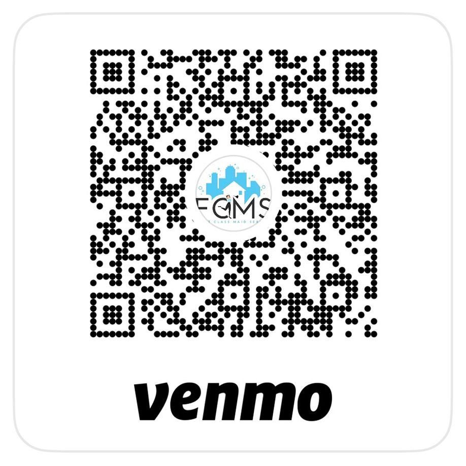 A qr code for venmo is shown on a white background.