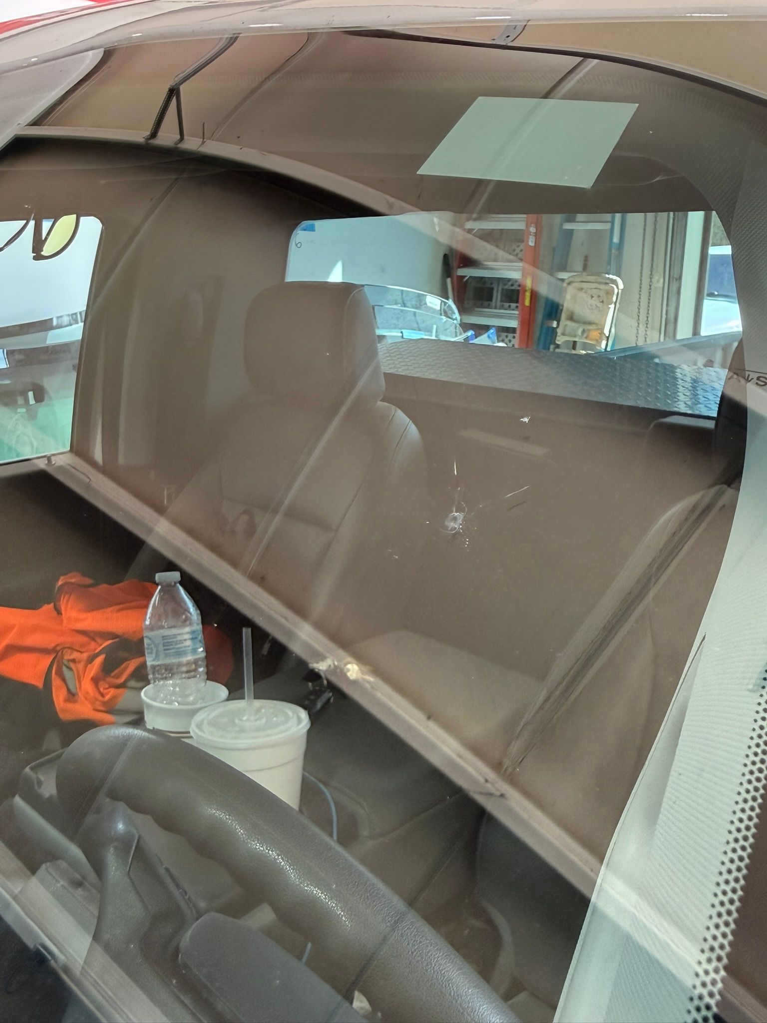 Windshield damage - after
