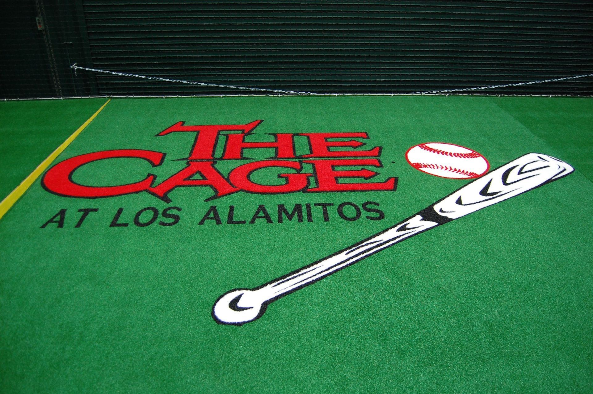 The cage at los alamitos is a baseball stadium