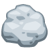 Gray rock with a rough, rounded surface