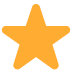 Orange star icon on a white background