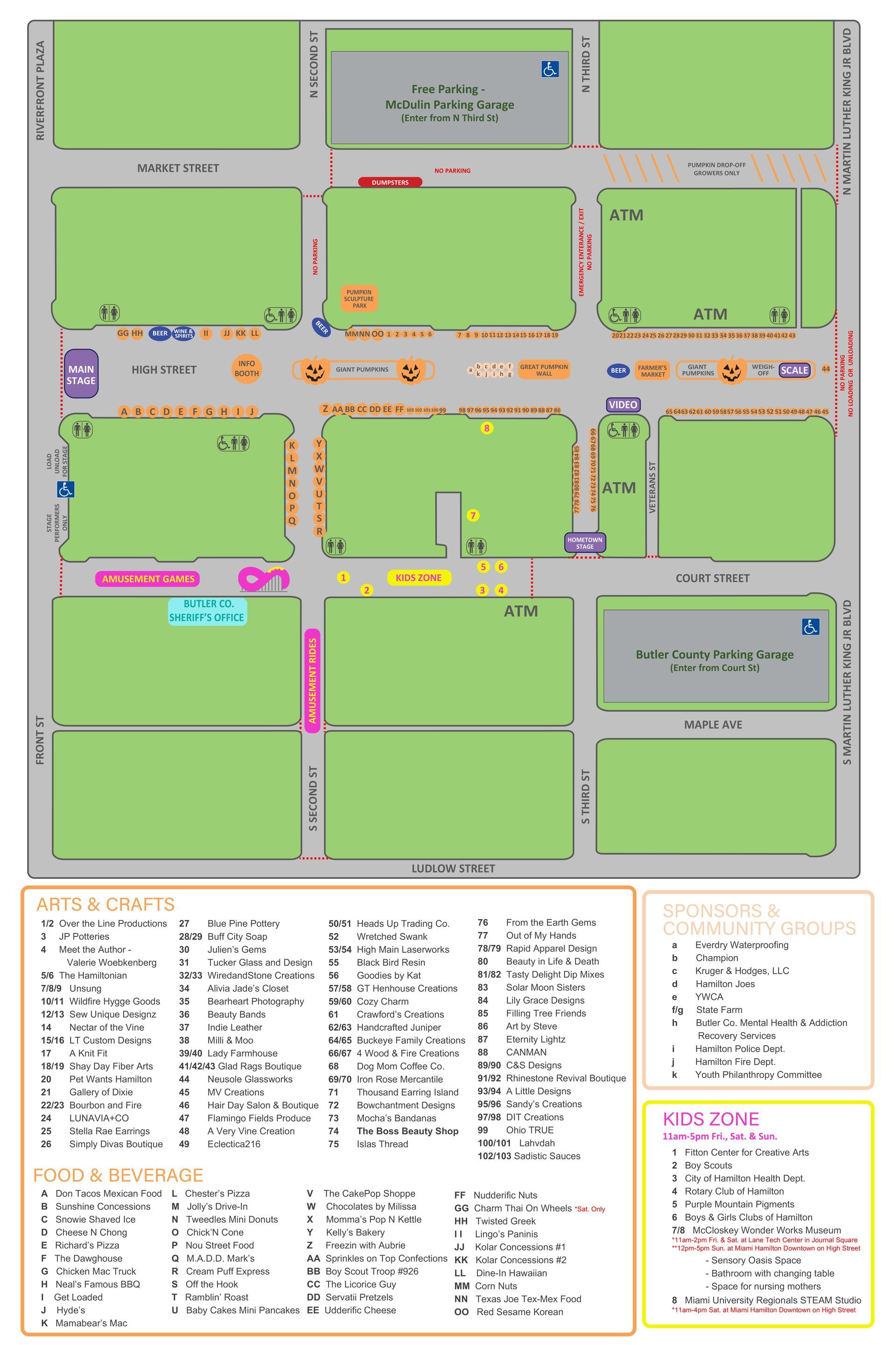 2024 Festival Map