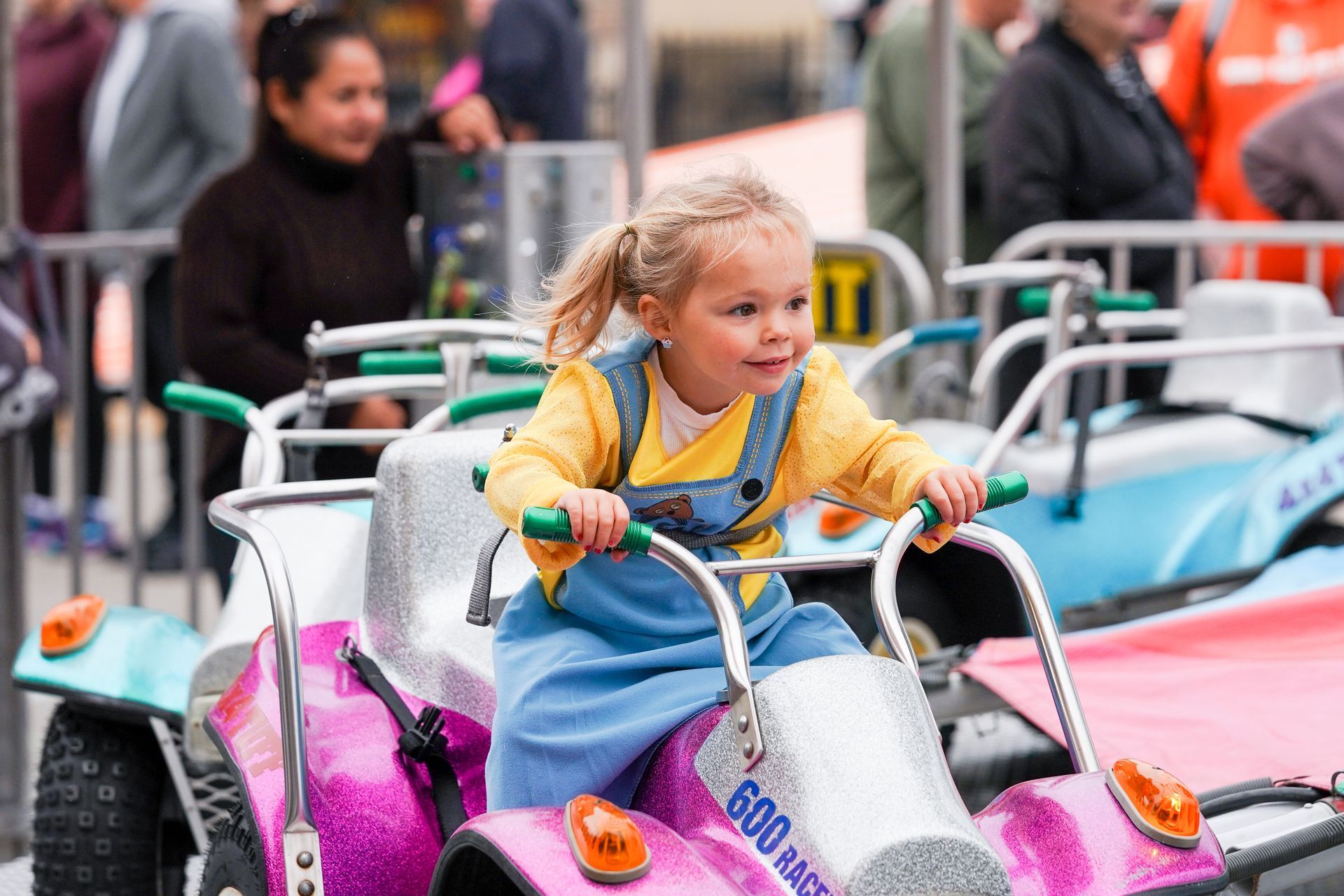 a kid riding a bicycle