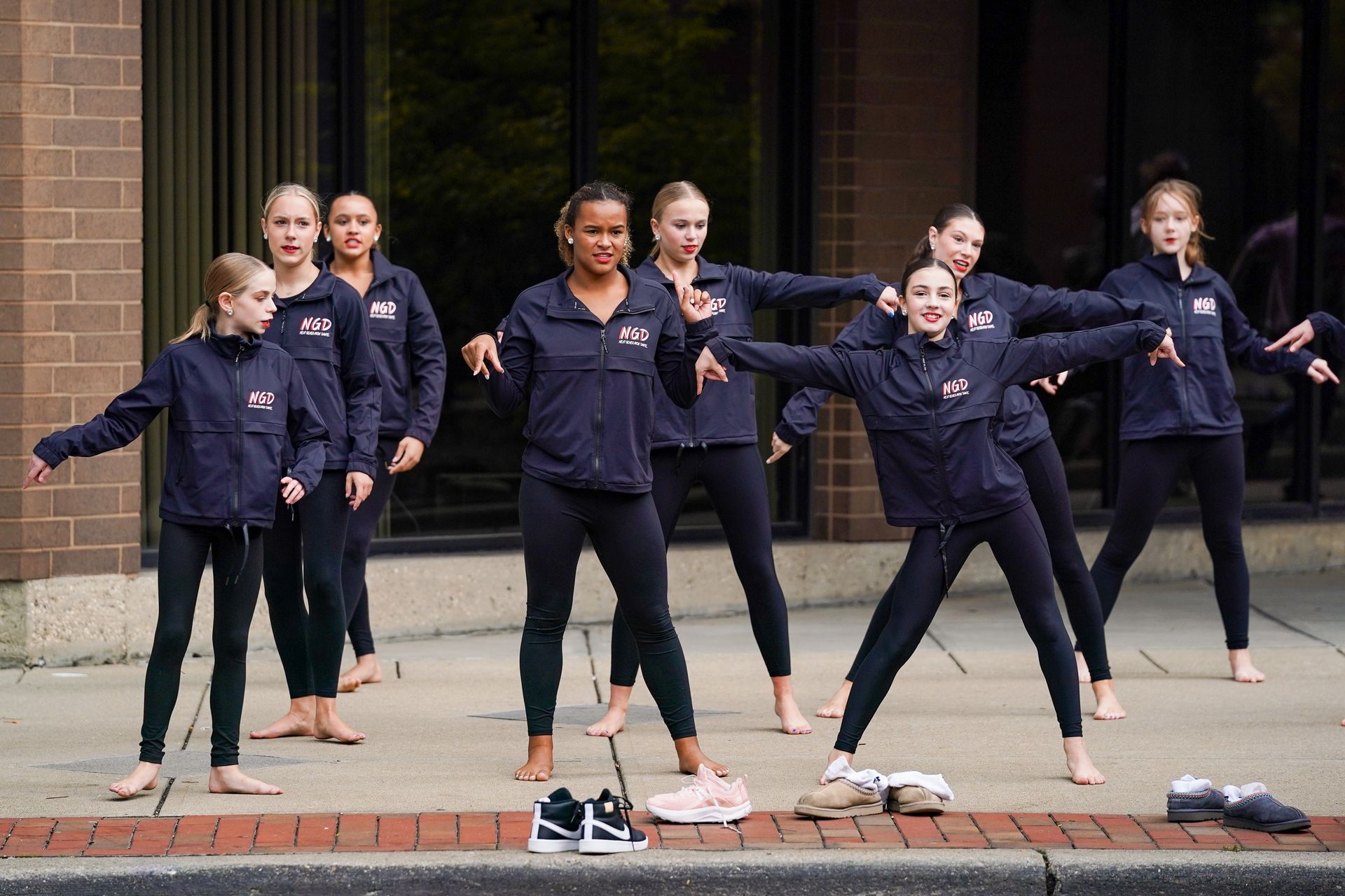 group of woman dancing