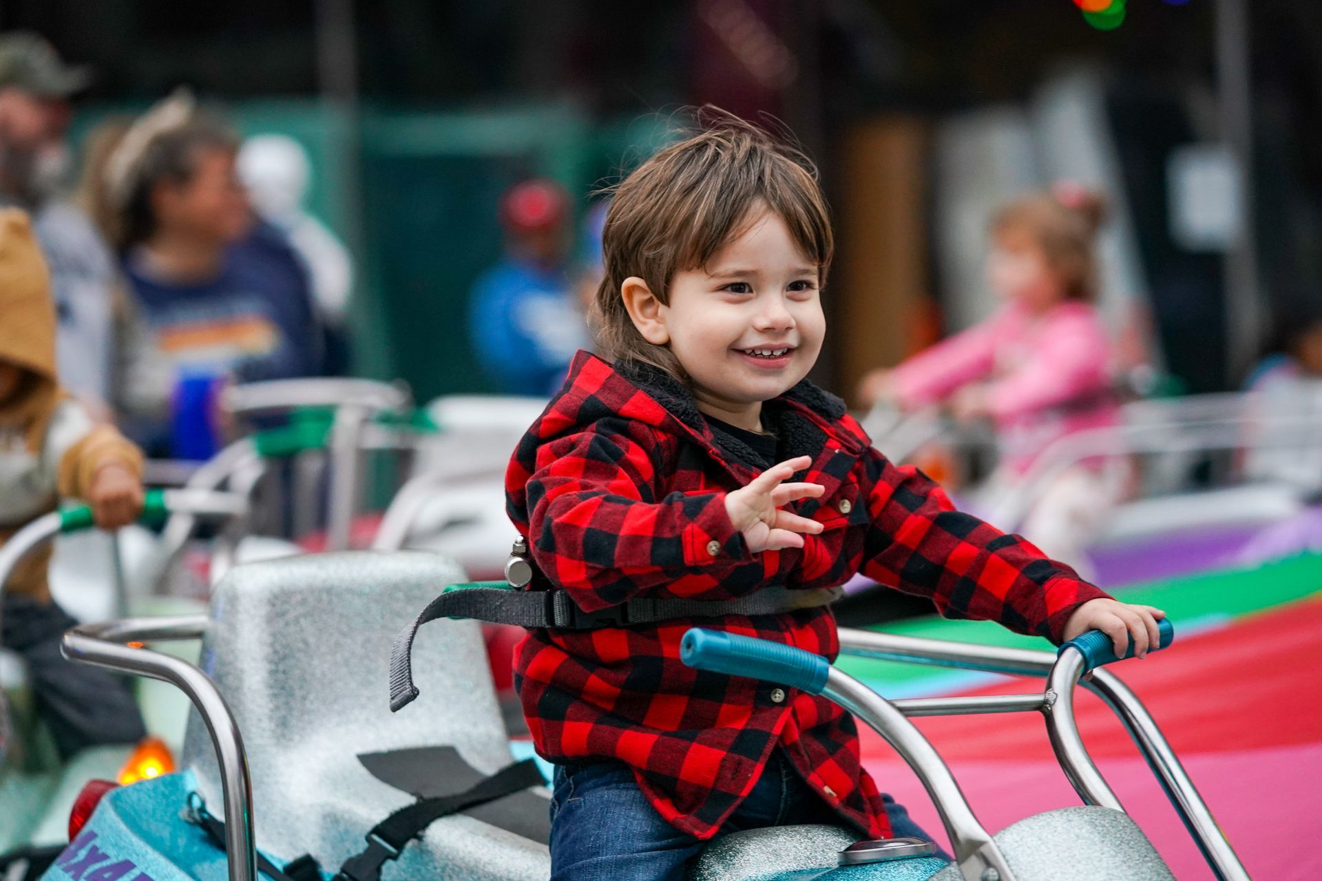 kid riding a bicycle