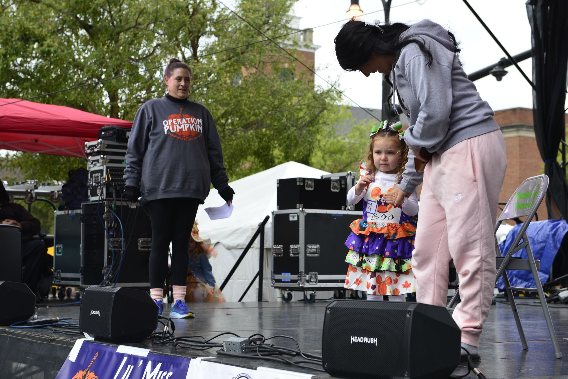 kid being interviewed