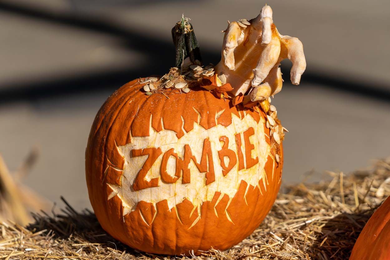 Haunteed House pumpkin design