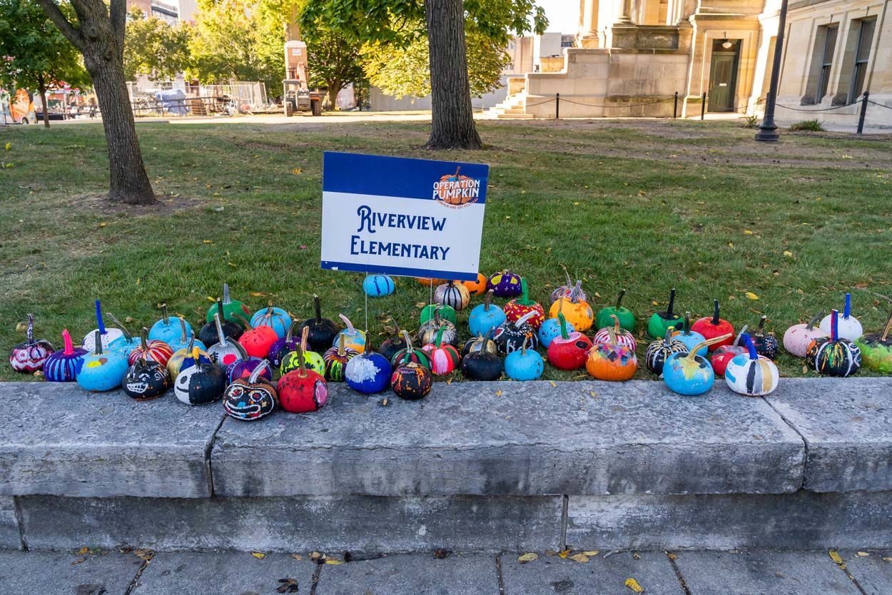 Riverview Elementary pumpkin