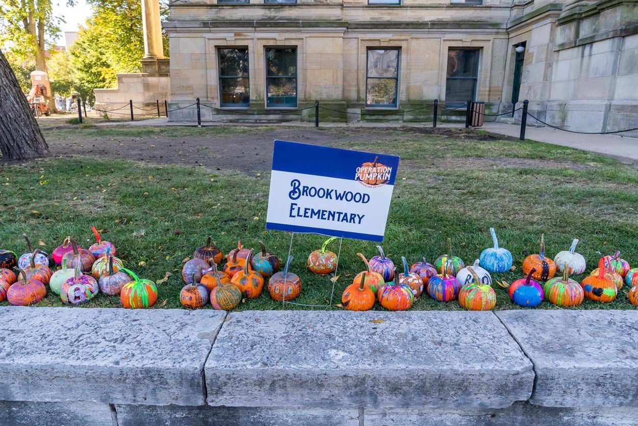 Brookwood Elementary pumpkin