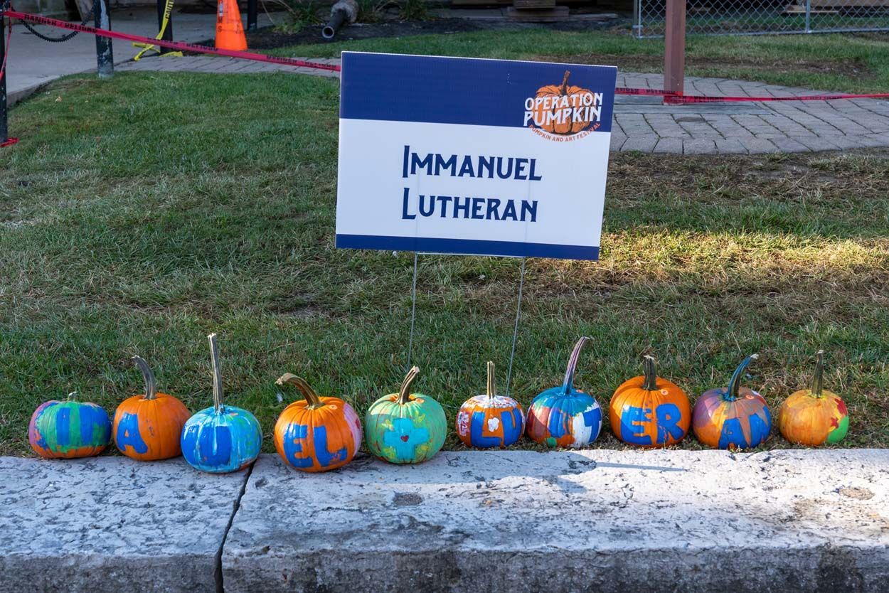 Immanuel Lutheran pumpkin