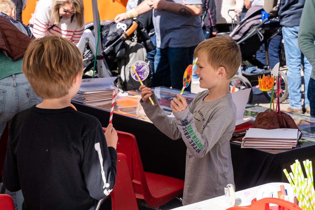 Kids at art festival