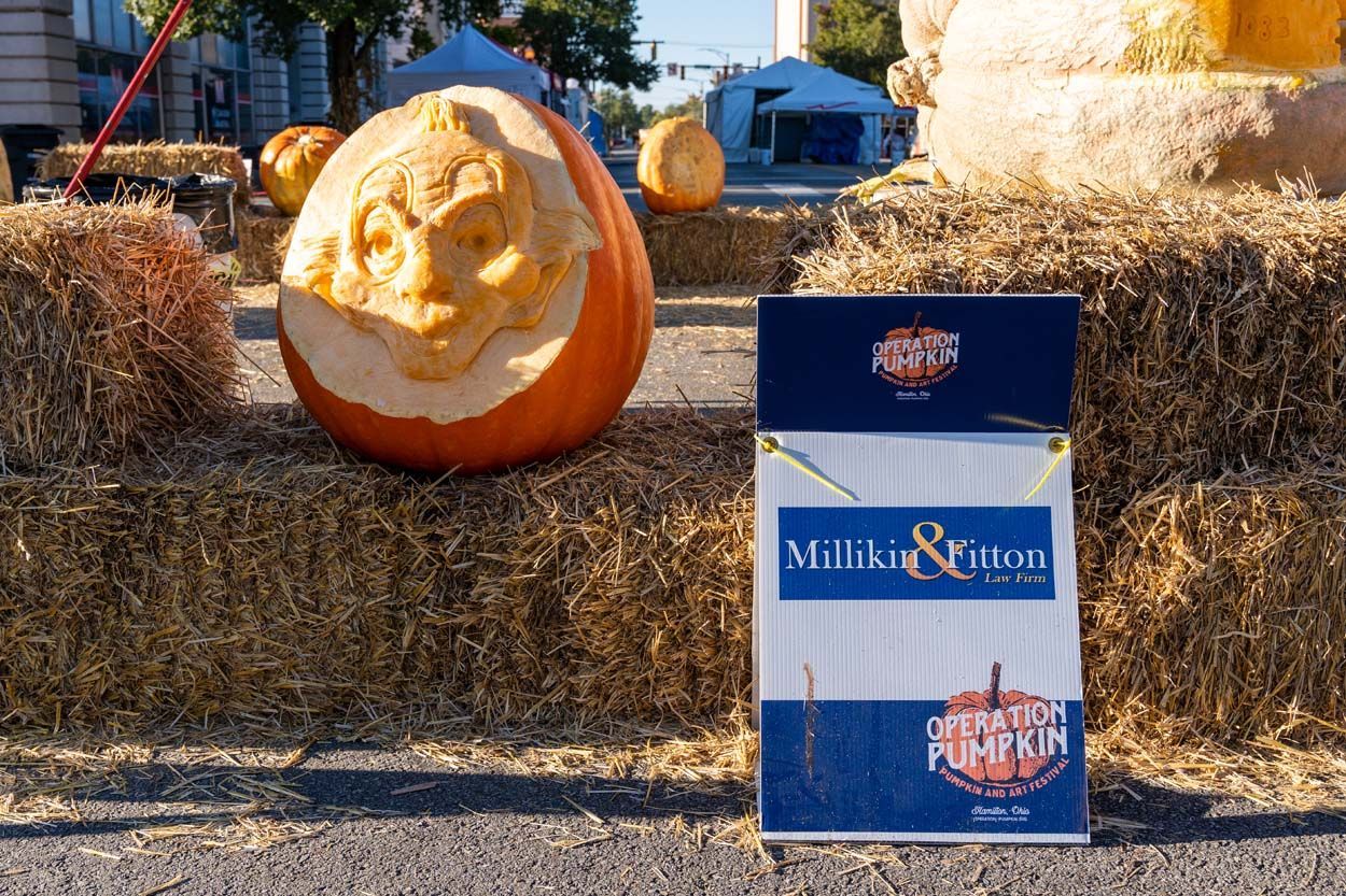 Millikin & Fitton Law Firm pumpkin design