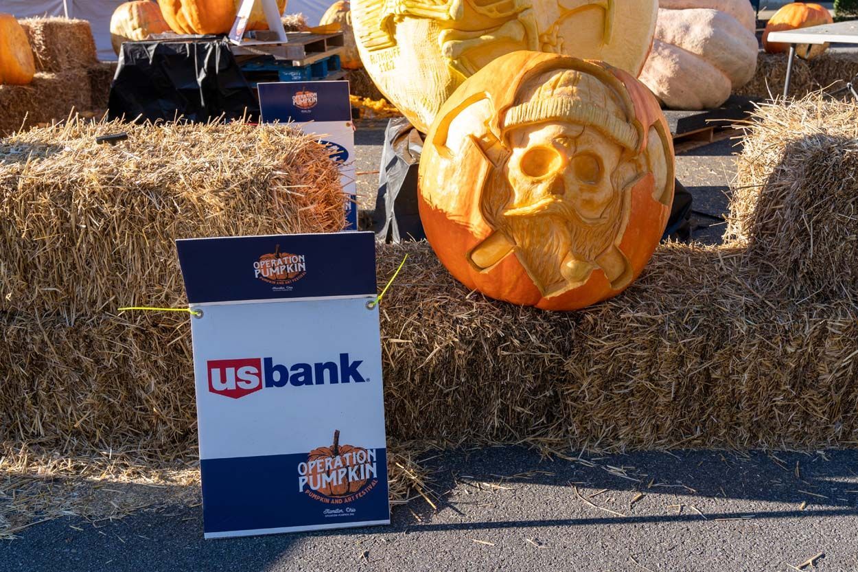 US Bank pumpkin design
